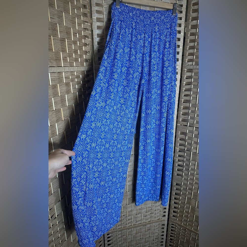 J. McLaughlin Wide Leg Tie-Front Bondi Beach Pants - Size Small - Picture 8 of 12